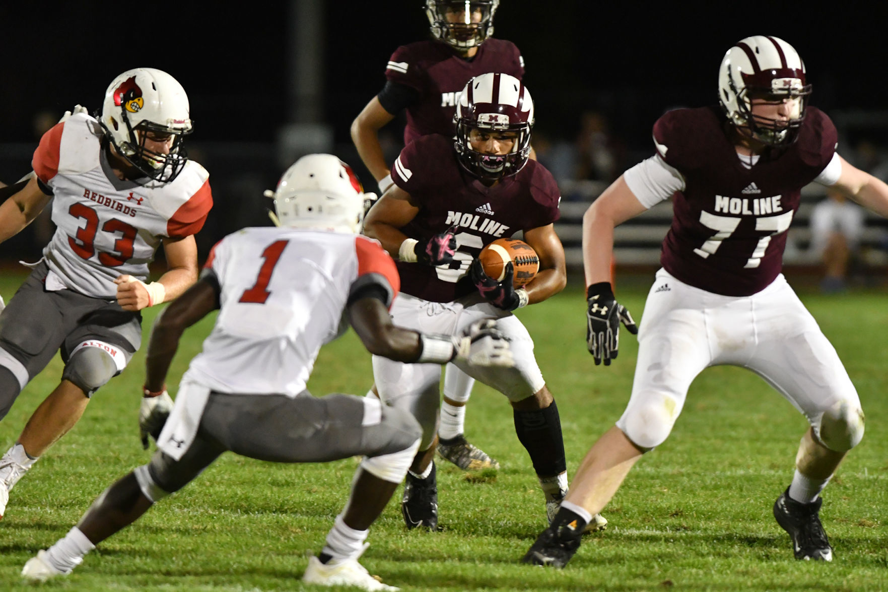 Moline vs Alton football